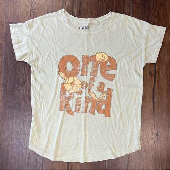 Vintage canvas one of a kind vintage wash graphic tee SZ SM - Picture 2 of 4